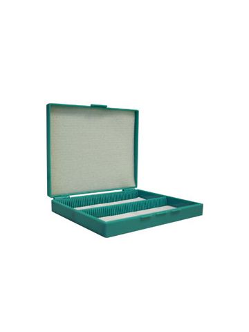 Polypropylene Slide Box-(holds 100 slides)